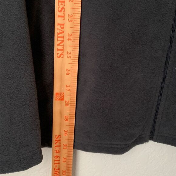 Starter Men’s Gray  Full-Zip Fleece Jacket Pockets  Size 2XL/50-52 - Picture 6 of 10